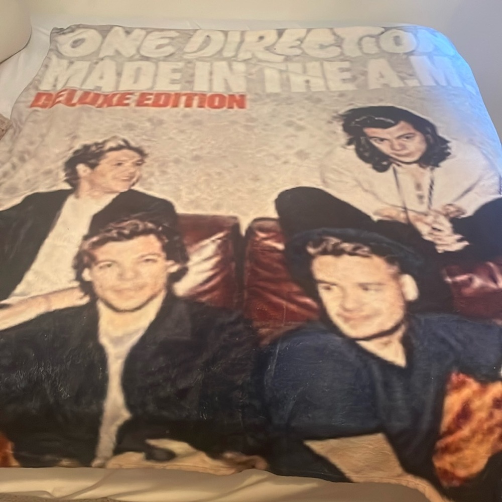 made in the A.M. one direction blanket